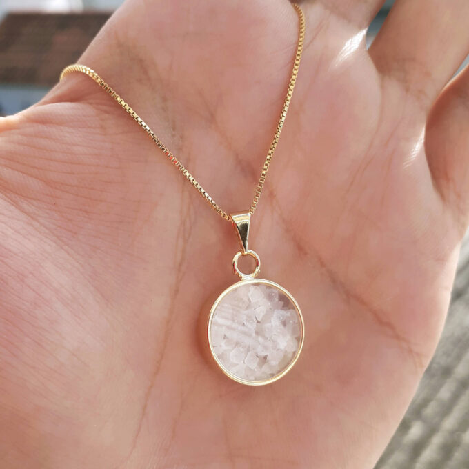 Colar Pingente Letra Z Banhado a Ouro 18k