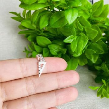 Berloque Esquadro Banhado a Prata 925