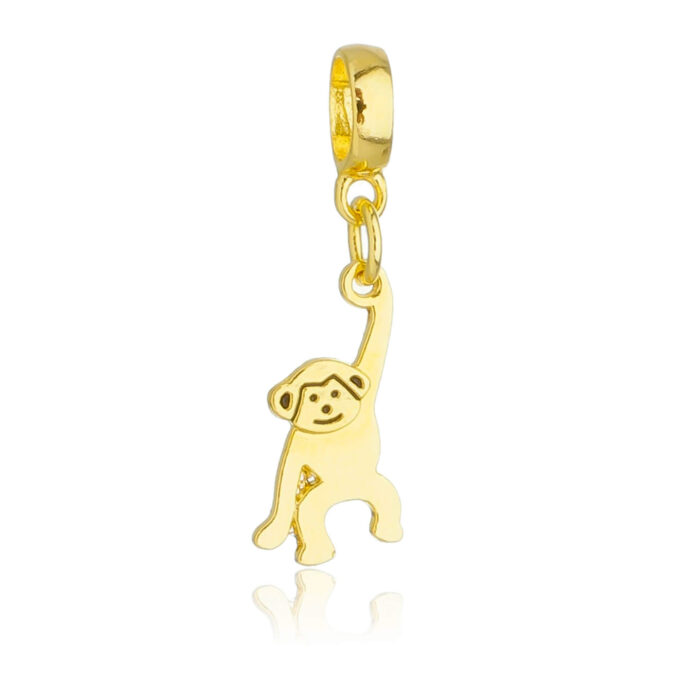 Berloque Macaco Banhado a Ouro 18k