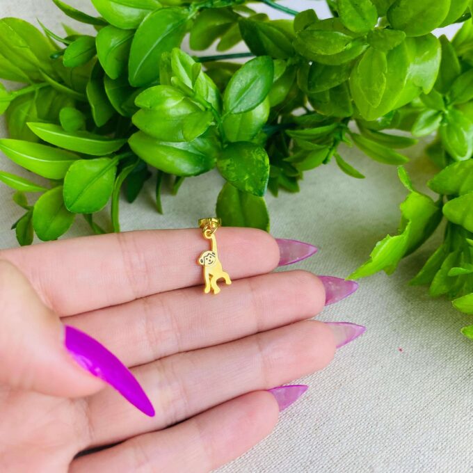 Berloque Macaco Banhado a Ouro 18k