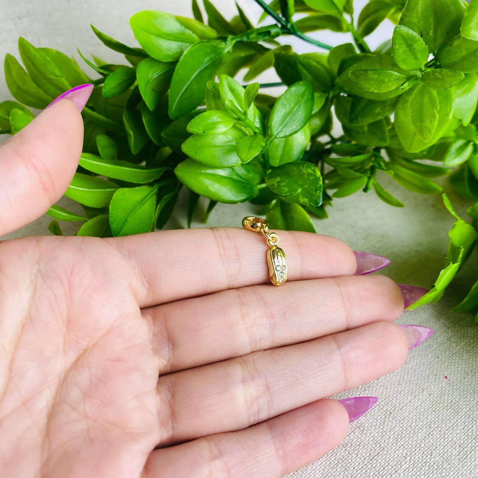 Berloque Mouse Banhado a Ouro 18k