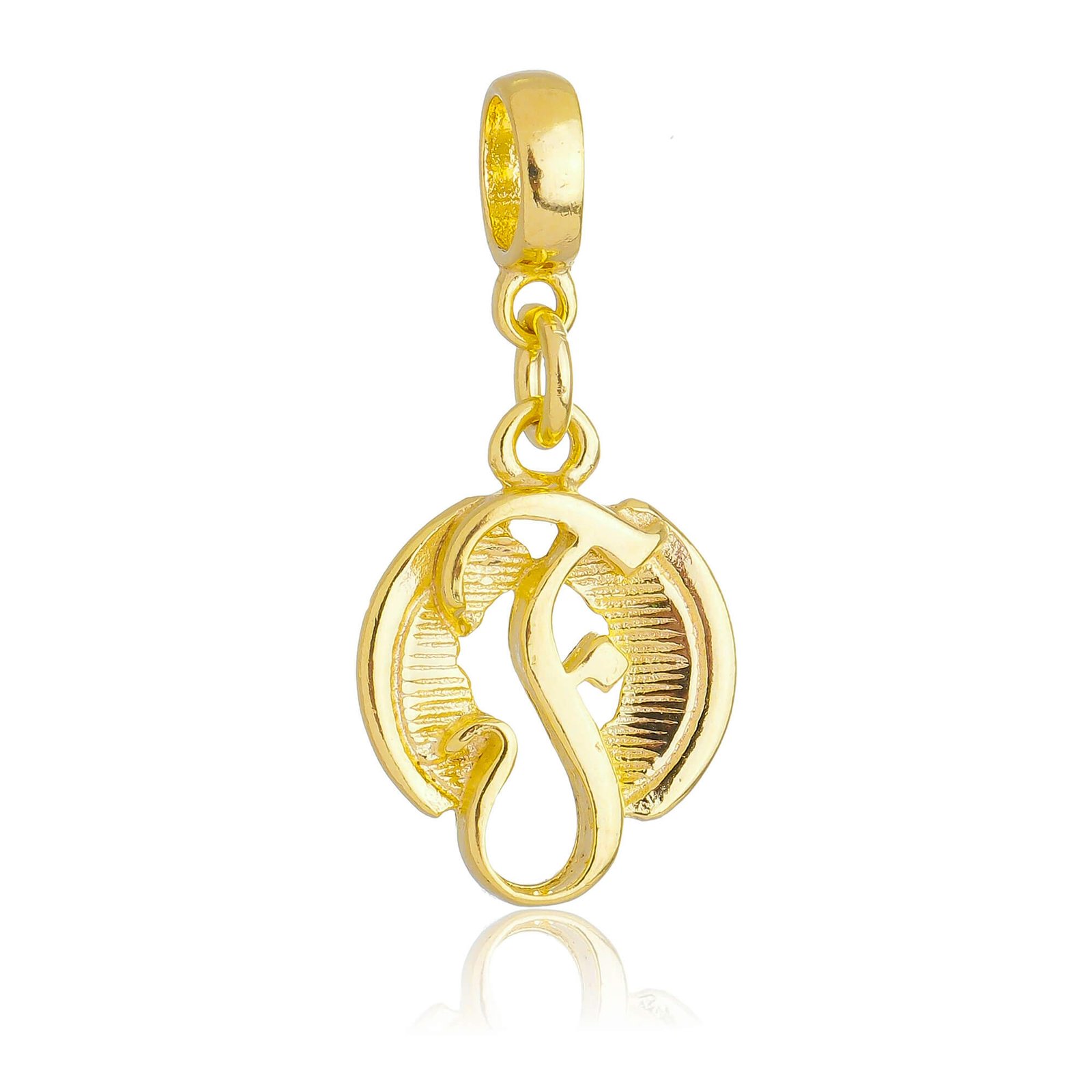 Berloque Profissão Fonoaudiologia Banhado a Ouro 18k