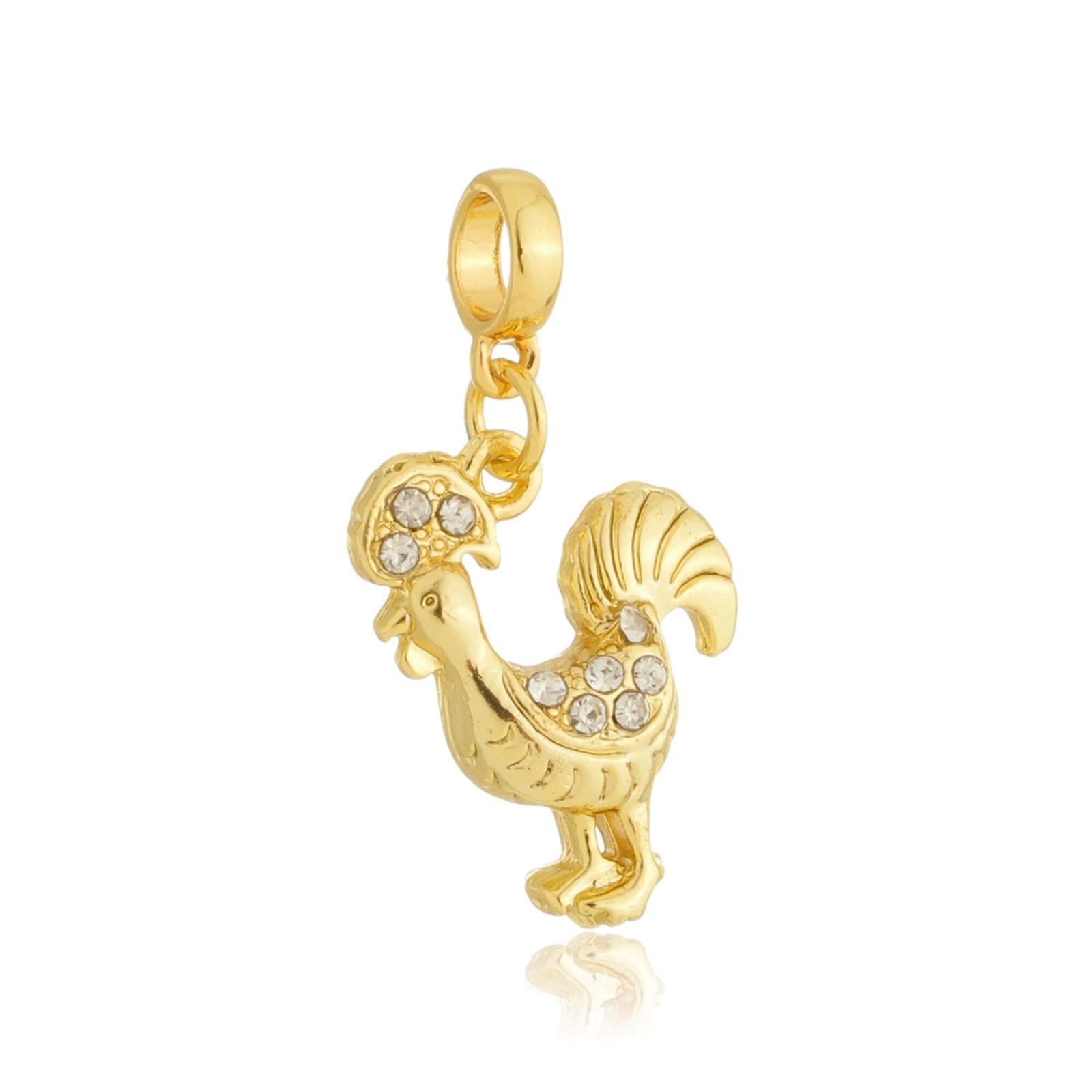 Berloque Profissão Publicidade Banhado a Ouro 18k