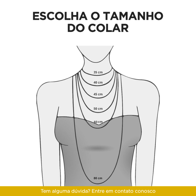 Colar Feminino Pingente Psicologia Banhado a Ouro 18k