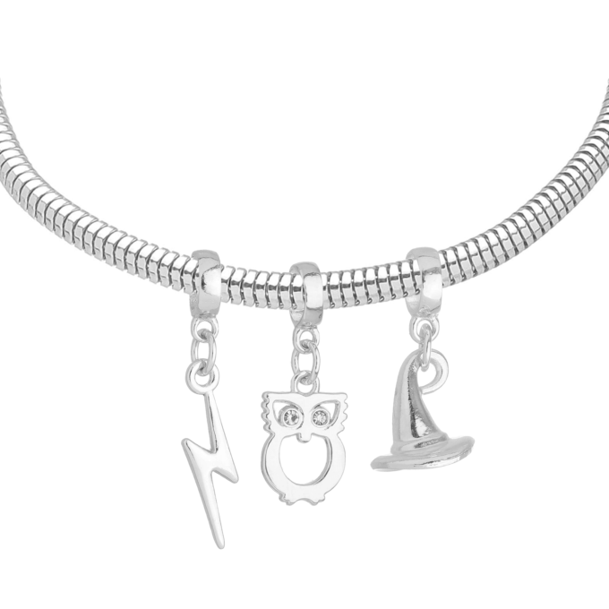 Pulseira Harry Potter Berloque Banhado a Ouro 18k