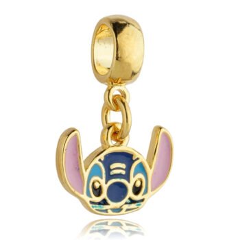 Berloque Stitch Banhado a Ouro 18k