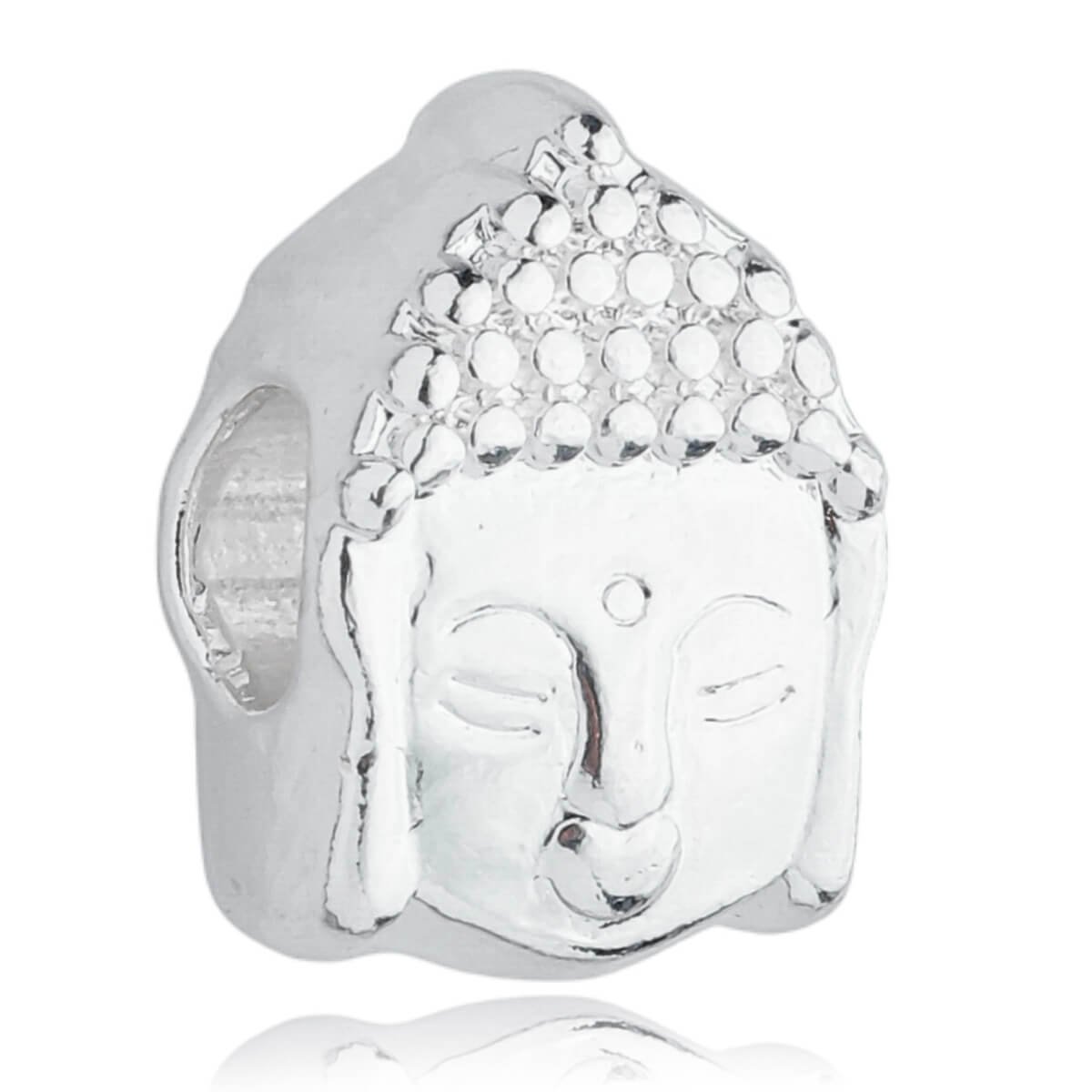 Berloque Buda Separador Banhado a Prata 925