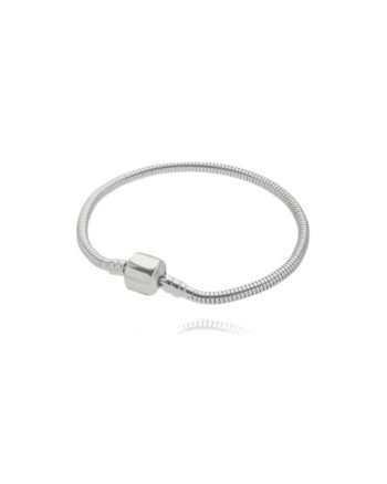 Pulseira Para Berloques em Aço Inox